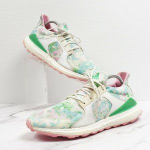 Adidas Climacross BOOST Women"s Size 11 Golf Shoes White Flash Lime Pink Q44933